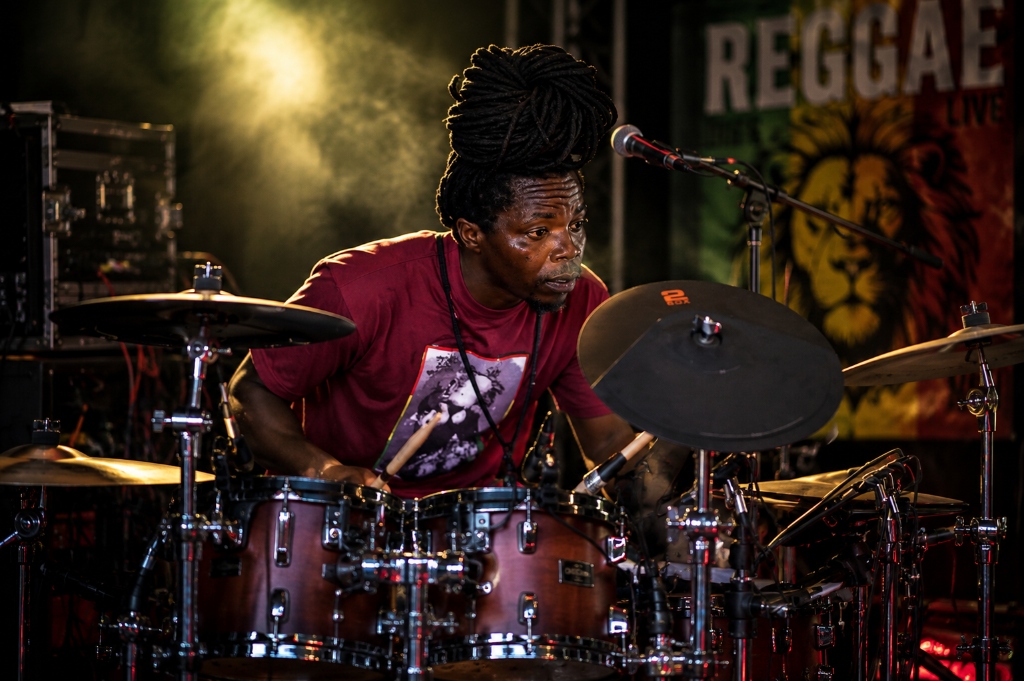 David on drums live